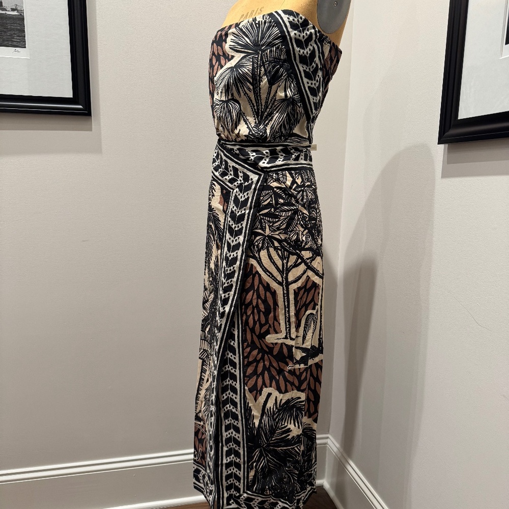 JOHANNA ORTIZ  $850 African Canopy Ankle Dress  NWT Size 8 - Picture 3 of 9